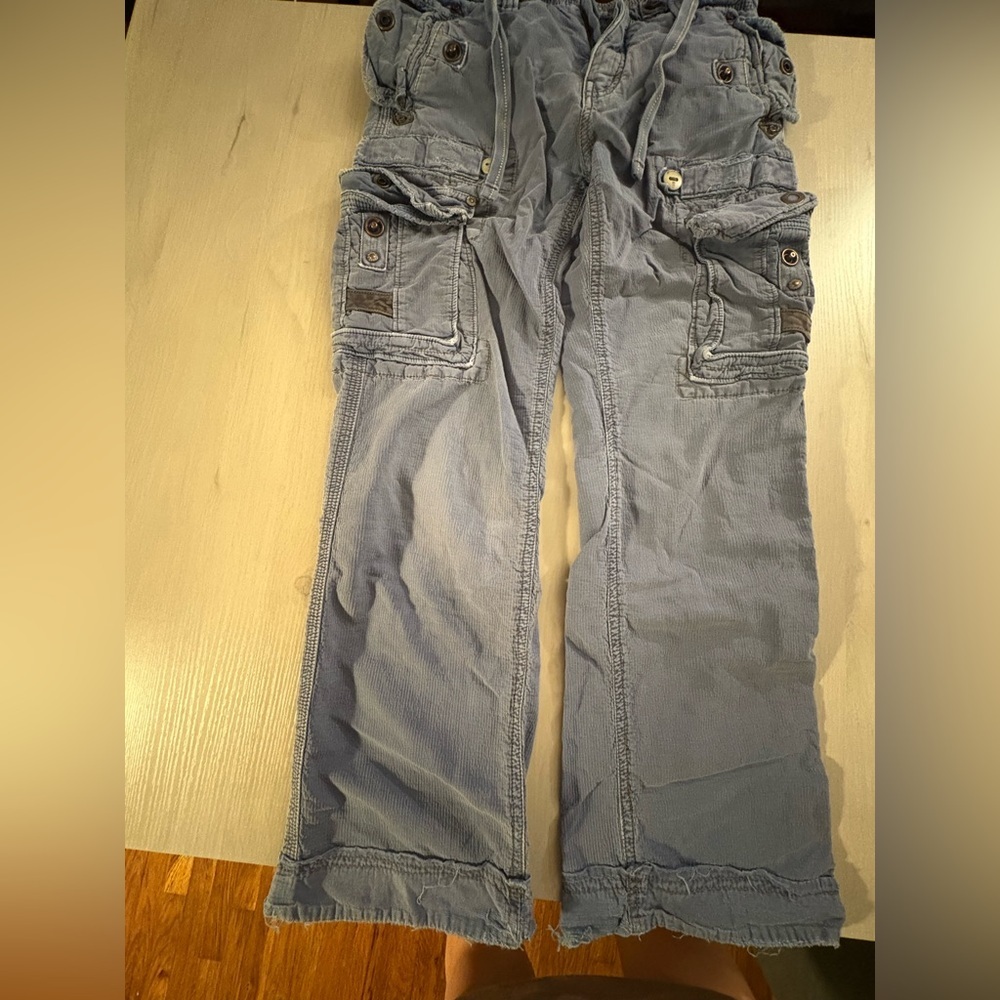 Y2K Jetlag Gray Cargo‎ Pants - Picture 6 of 14